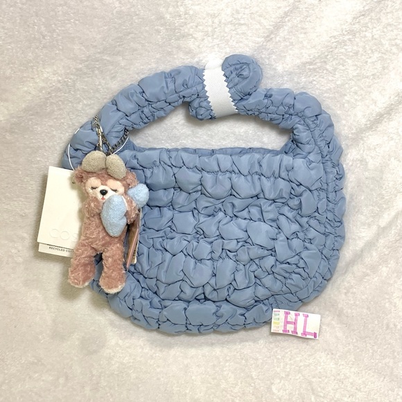 COS Mini Quilted Bag - Blue - Picture 1 of 6